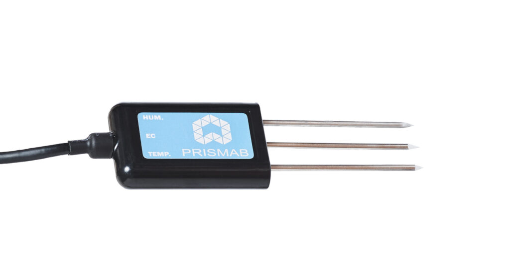 Sensor de suelo Prismab AT32 de humedad, conductividad y temperatura