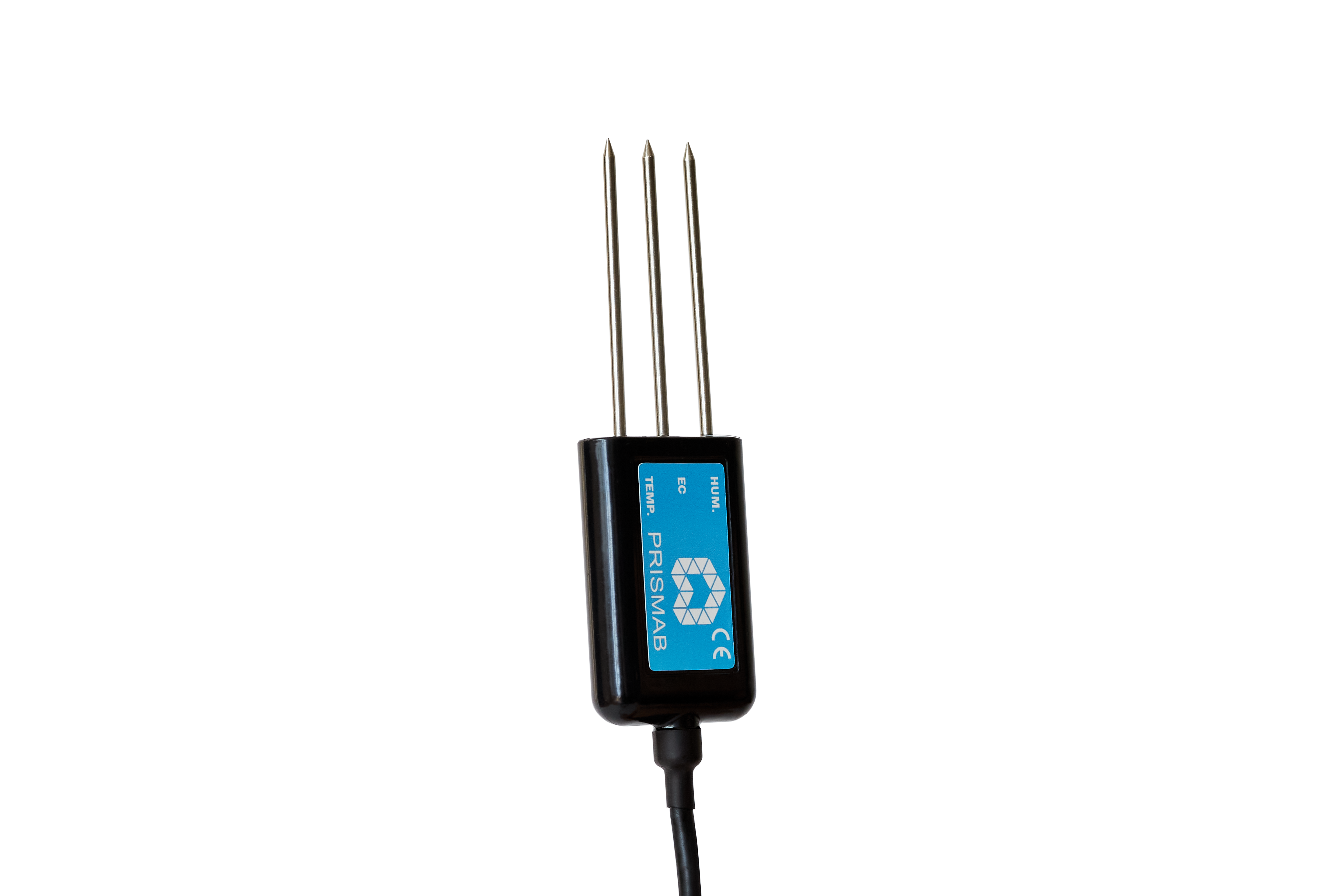 Sonda Prismab de tres púas con etiqueta azul de humedad, EC y temperatura